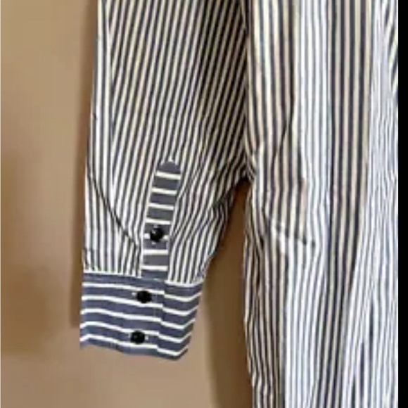 GANNI Stripe Cotton Shirtdress - Picture 6 of 9